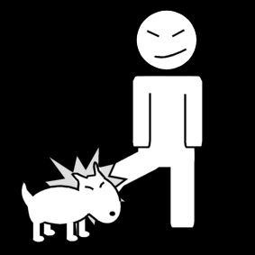kick the dog